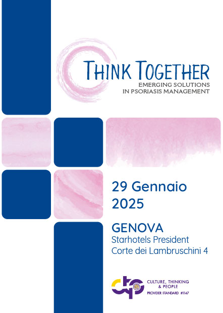 Think Together | Emerging solutions in psoriasis management - Genova, 29 Gennaio 2025