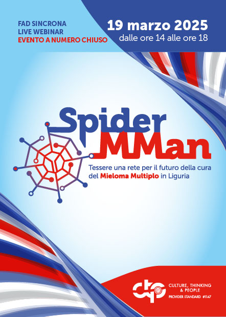 Spider MMan - Tessere una rete per il futuro della cura del Mieloma Multiplo in Liguria - Milano, 19 Marzo 2025